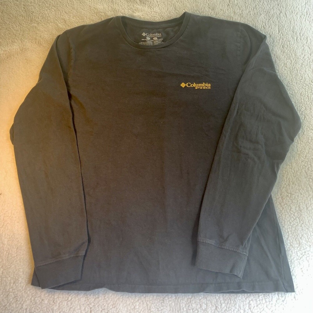 Columbia Hunting‎ fishing long sleeve pfg Base layer Shirt color grey